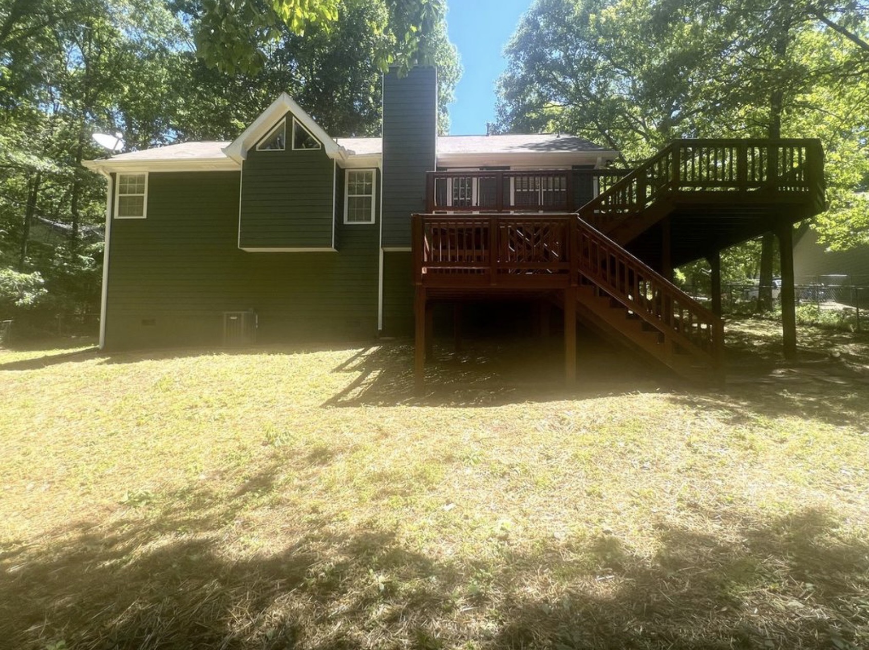 Rear exterior and yard